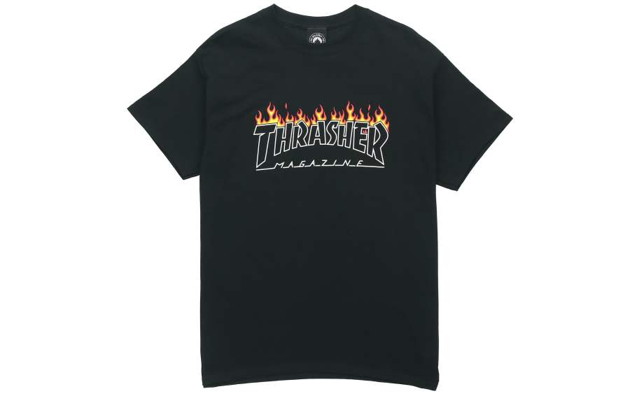 Thrasher T Shirts Unisex Crew Neck Moderate Straight Fit