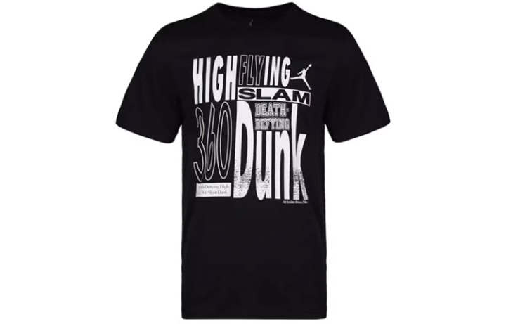 Jordan Jordan AIRTIST T Shirts Men's Black Crew Neck Moderate