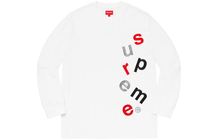 Supreme Supreme Scatter Logo L/S Top