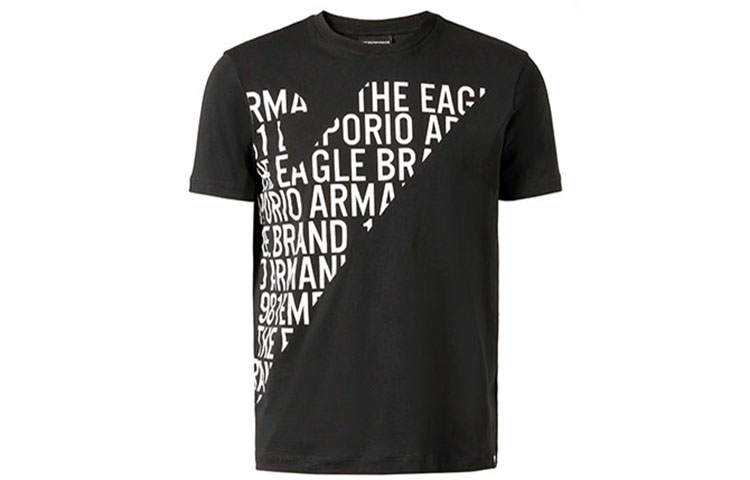 EMPORIO ARMANI T Shirts Men's Crew Neck Moderate Straight Fit