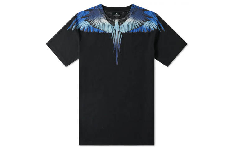 Marcelo Burlon T Shirts Men's Crew Neck Moderate Straight Fit