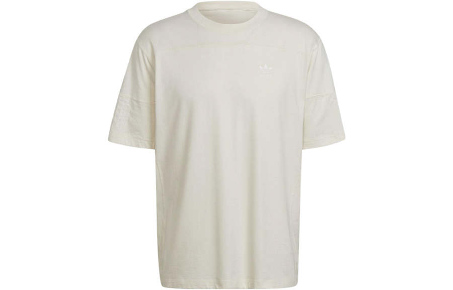 Adidas Originals T Shirts Men's Undyed Crew Neck Moderate Straight Fit