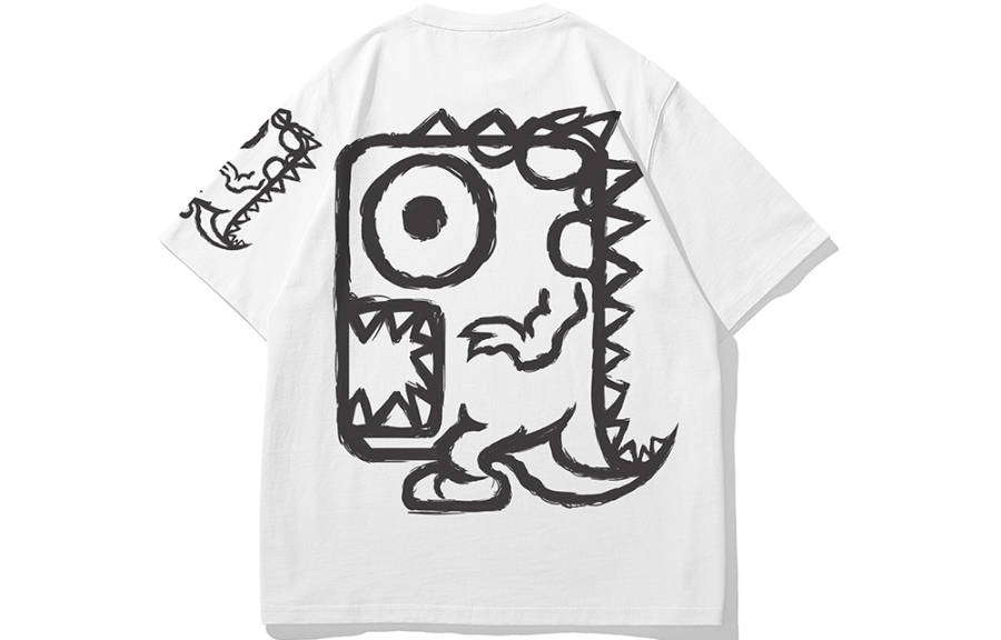 SANSYAS Loose Fit Straight Fit T Shirt Unisex Couple's