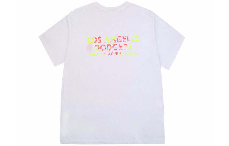 MLB MLB T Shirts Unisex White Crew Neck Moderate Straight Fit