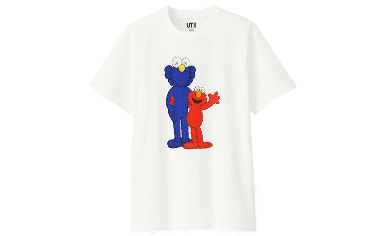 UNIQLO Kaws X UNIQLO X Sesame Street Bff Elmo Tee