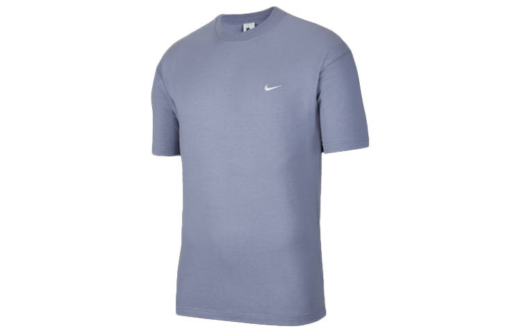 Nike Nike T Shirts Men's Indigo Crew Neck Moderate Straight Fit