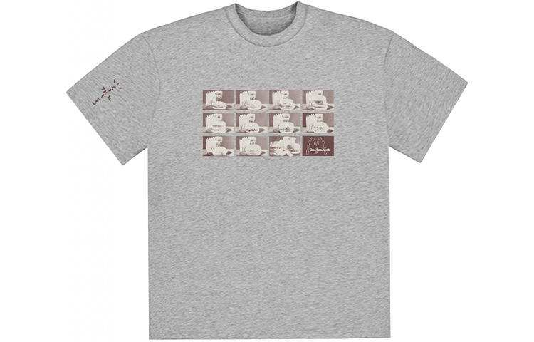 Travis Scott X McDonald's Menu Mono Logo T Shirt