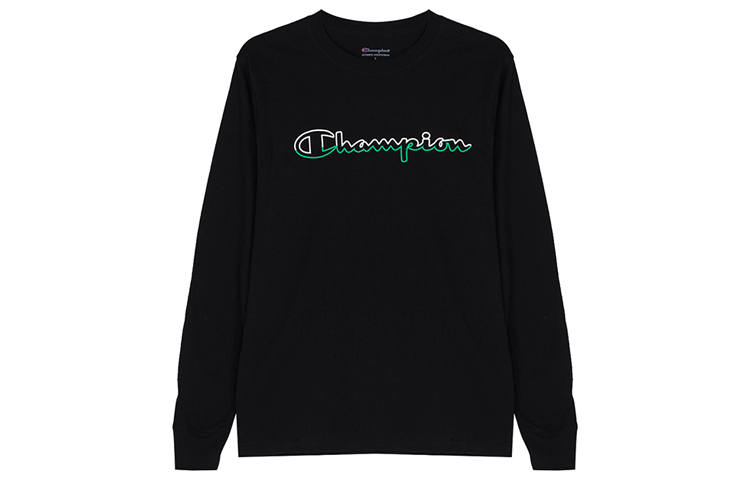 Champion Champion T Shirt US Version Unisex Black