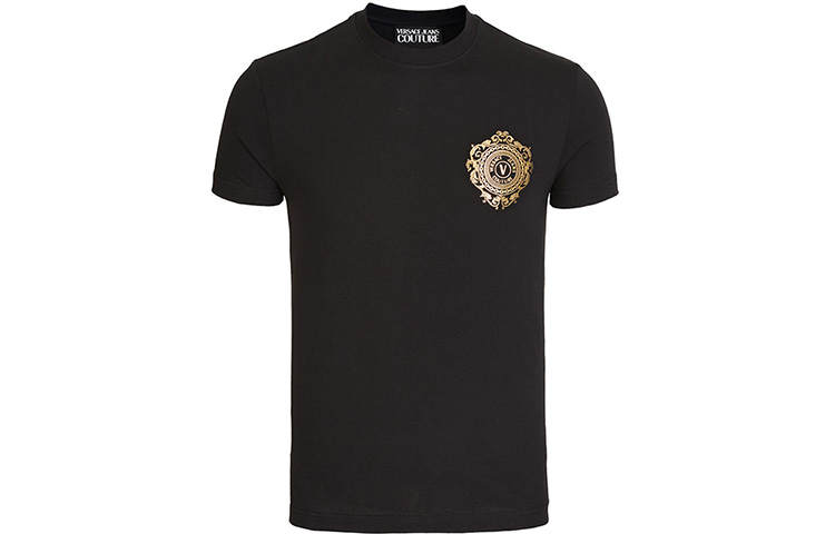 VERSACE JEANS COUTURE T Shirt Men's Black Gift Recommendation