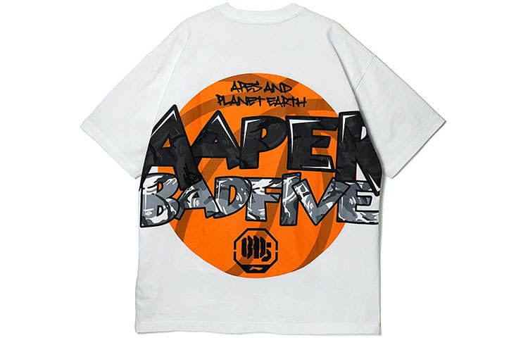 Li-Ning Li Ning x Aape T Shirt Men's White