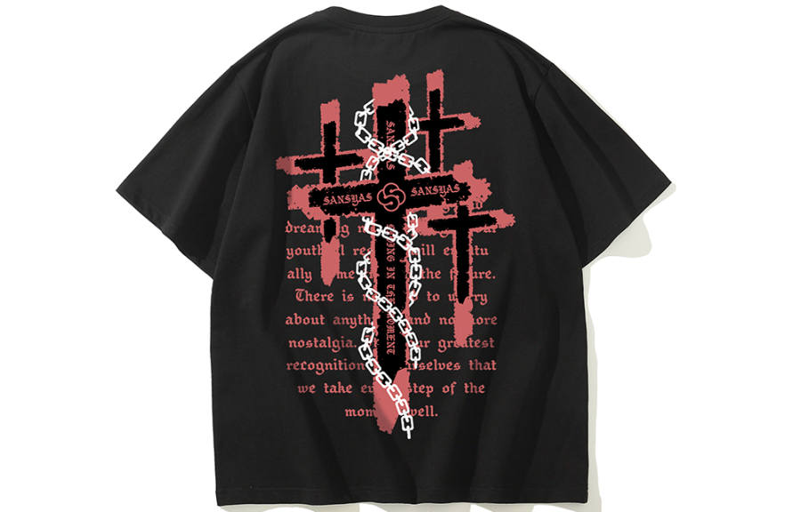 SANSYAS T Shirts Unisex Crew Neck Moderate Straight Fit