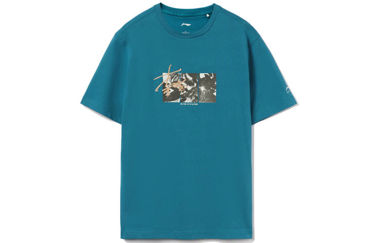 Li-Ning Li Ning Sports Fashion Collection T Shirt Men's Blue