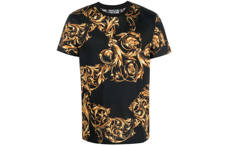 VERSACE JEANS COUTURE SS22 T Shirt Men's Black