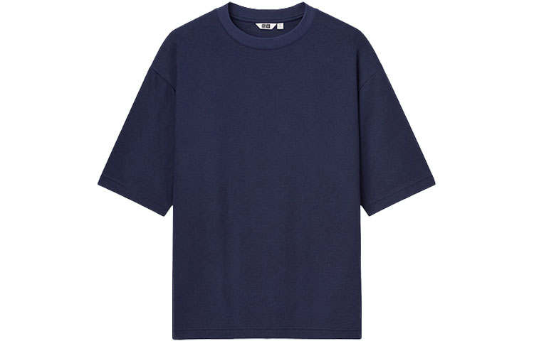 UNIQLO T Shirt Unisex Navy Blue