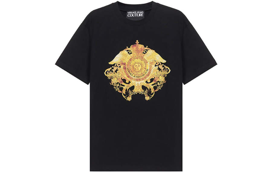 VERSACE JEANS COUTURE SS21 T Shirt Men's Black