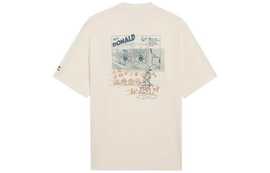Li-Ning Li Ning x Disney SS22 T Shirt Men's Ecru
