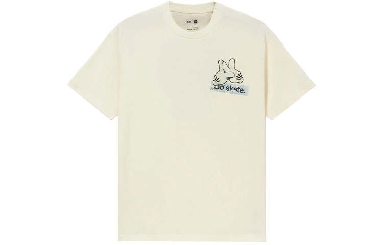 Li-Ning Li Ning x Og_slick Skateboard SS22 T Shirt Men's Ecru