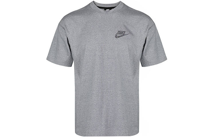 Nike Nike T Shirts Men's Dark Gray Crew Neck Moderate Straight Fit