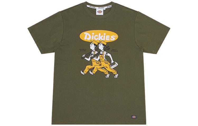 Dickies SS22 Straight Fit T Shirt Unisex Army Green