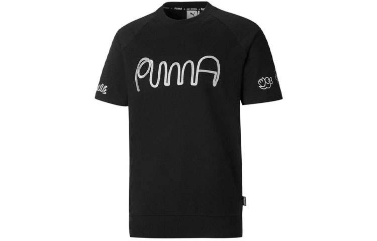 PUMA x Mr Doodle T Shirt Men's Black