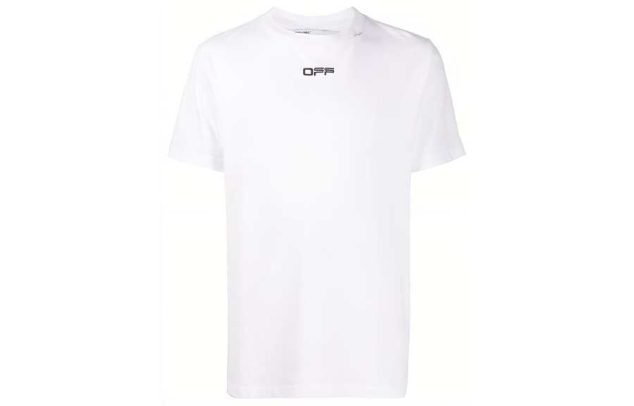OFF-WHITE OFF WHITE Slim Fit Caravaggio Square T Shirt