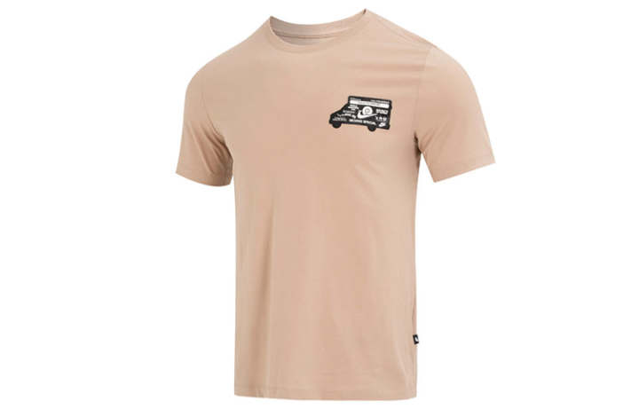 Nike Nike T Shirts Men's Khaki Crew Neck Moderate Straight Fit