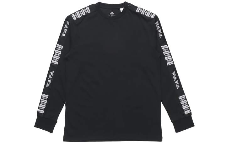 Adidas Adidas T Shirts Men's Black Crew Neck Moderate Straight Fit