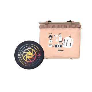 Nikon Camera Bags Original Foldable Storage Bag 1 Pc+Nikon Original Frisbee 1 Pc