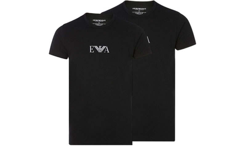 EMPORIO ARMANI T Shirt Men's 2 Pack Black
