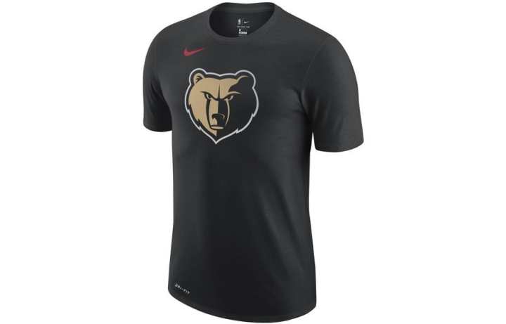 Nike Nike T Shirts Men's Black Crew Neck Moderate Straight Fit
