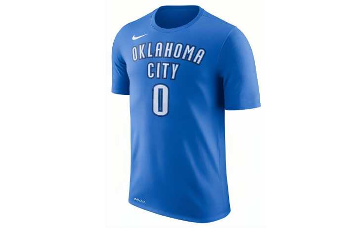Nike Nike T Shirts Men's Blue Crew Neck Moderate Straight Fit