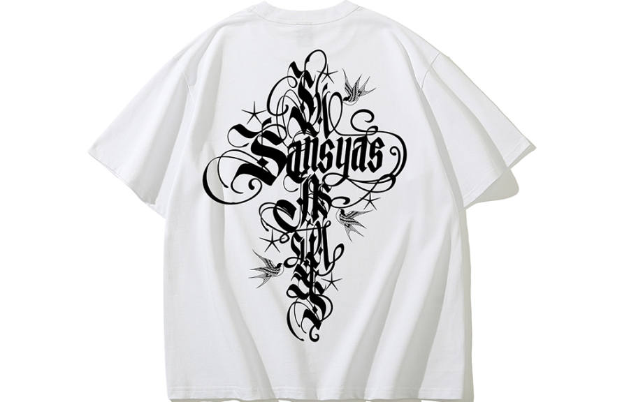 SANSYAS T Shirts Unisex Crew Neck Moderate Straight Fit