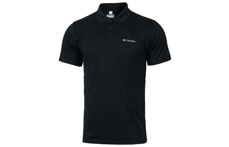 Columbia T Shirts Men's Black Moderate Straight Fit