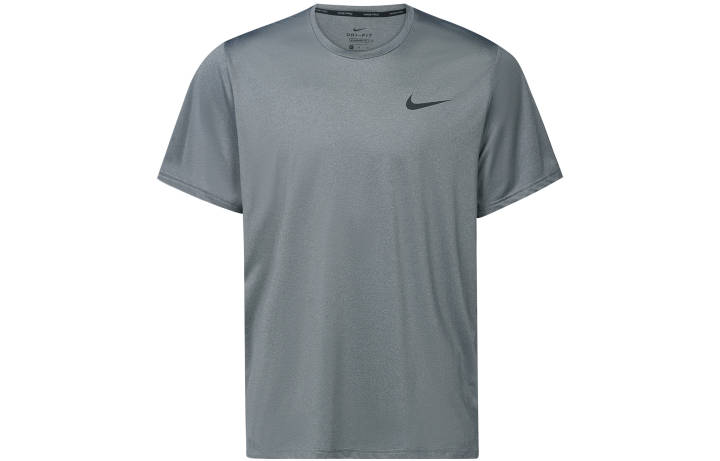 Nike Nike T Shirts Men's Smoke Gray Crew Neck Moderate Straight Fit