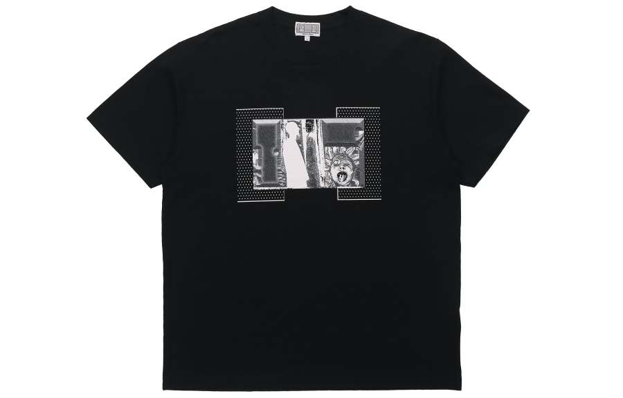 Cav Empt T Shirts Unisex Black Crew Neck Moderate Straight Fit