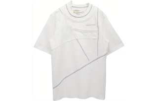 Feng Chen Wang T Shirts Men's White Crew Neck Moderate Other