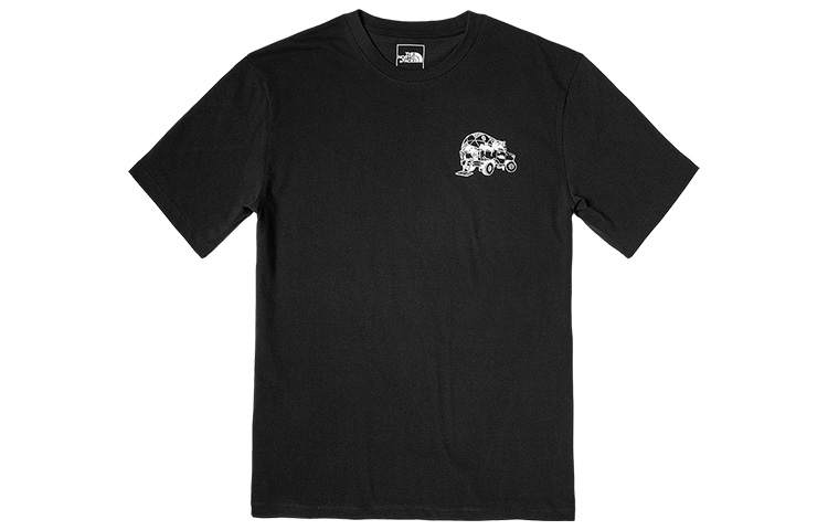 THE NORTH FACE T Shirts Unisex Black Crew Neck Moderate Straight Fit
