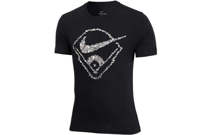 Nike Nike T Shirts Men's Black Crew Neck Moderate