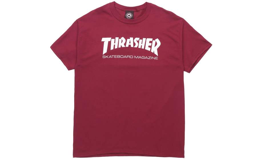 Thrasher Thrasher T Shirt US Version Unisex Burgundy