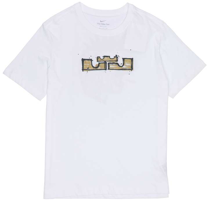 Nike Nike T Shirts Men's White Crew Neck Moderate Straight Fit