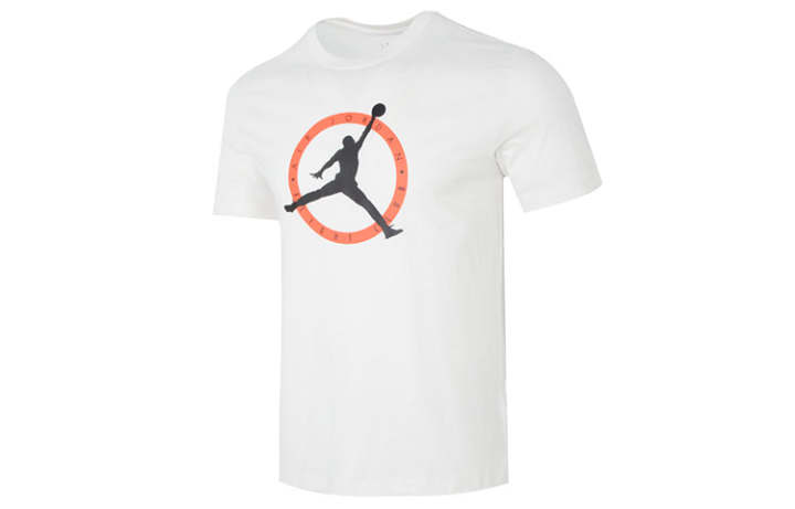 Jordan Jordan MVP T Shirts Men's White Crew Neck Moderate Straight Fit