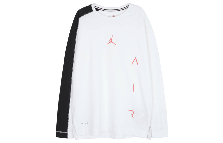 Jordan Jordan T Shirts Men's White Crew Neck Moderate Straight Fit