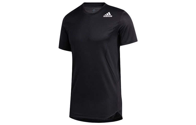 Adidas Adidas Drop Shoulder Sleeve T Shirt Men's Black