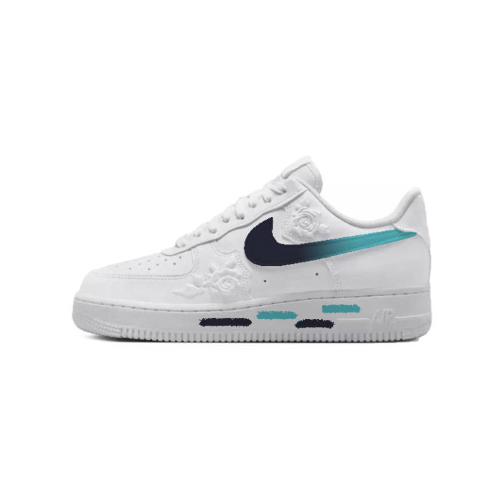 Nike Nike Air Force 1 Slip Resistant Abrasion Resistant Low top Skateboard Shoes Women's White