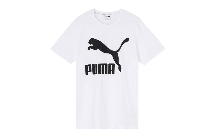 PUMA T Shirts Men's Crew Neck Moderate Straight Fit