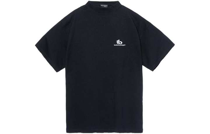 Balenciaga Balenciaga Embroidered Double B Logo T Shirt
