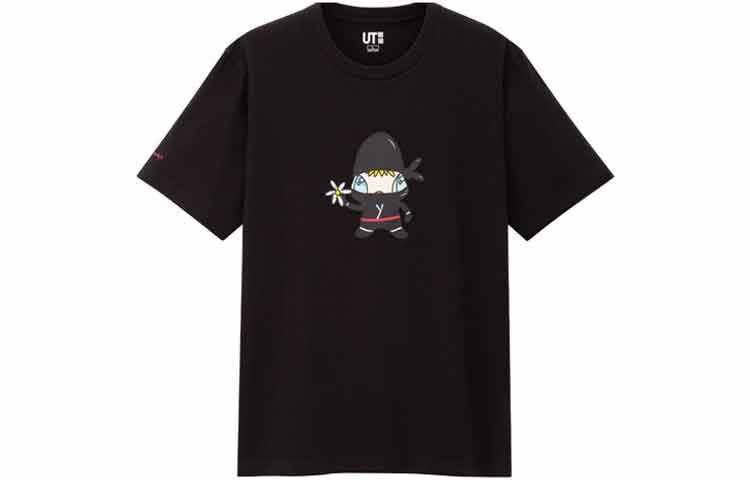 UNIQLO X UKA T Shirts Unisex Crew Neck Moderate Straight Fit