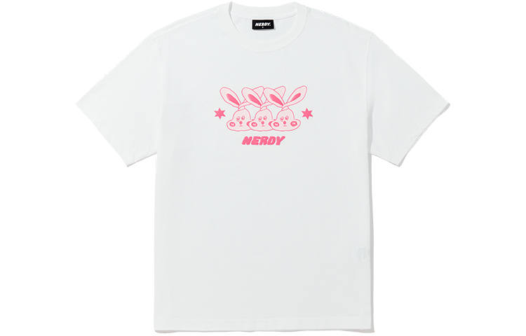Nerdy T Shirts Unisex White Crew Neck Moderate Straight Fit