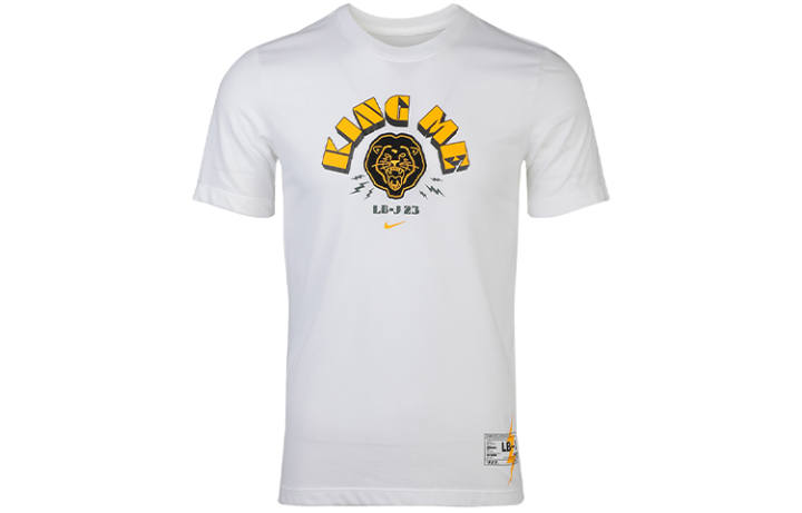 Nike Nike T Shirts Men's White Crew Neck Moderate Straight Fit