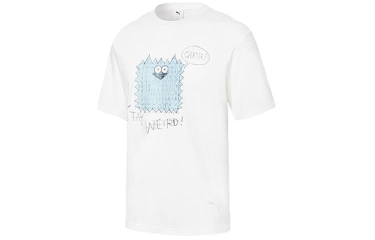 PUMA PUMA Drop Shoulder Sleeve T Shirt Men's White